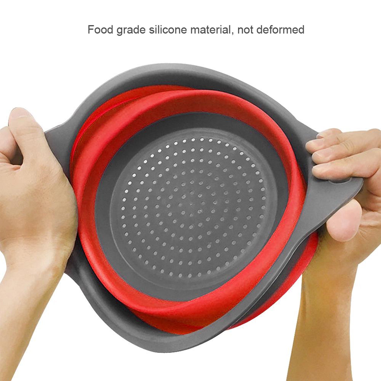 2712 Round Sili Strain used in all kinds of household and official kitchen purposes as a Foldable utensil. DeoDap 2712 Round Sili Strain used in all kinds of household and official kitchen purposes as a Foldable utensil. DeoDap